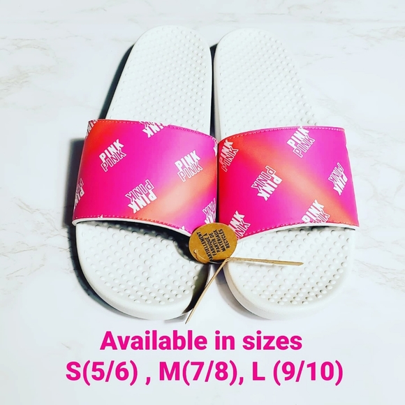 PINK SUMMER SLIDES - Picture 1 of 1